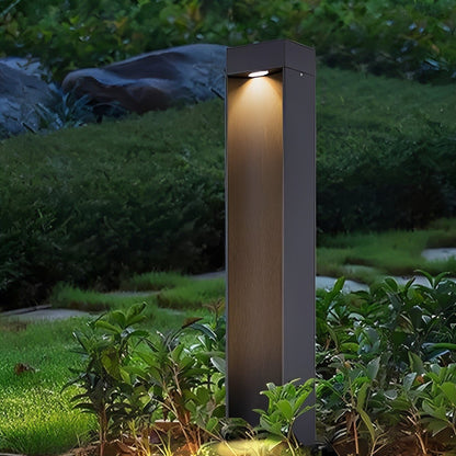 Square LED Waterproof Black Modern Outdoor Lawn Light Path Lights - Flyachilles