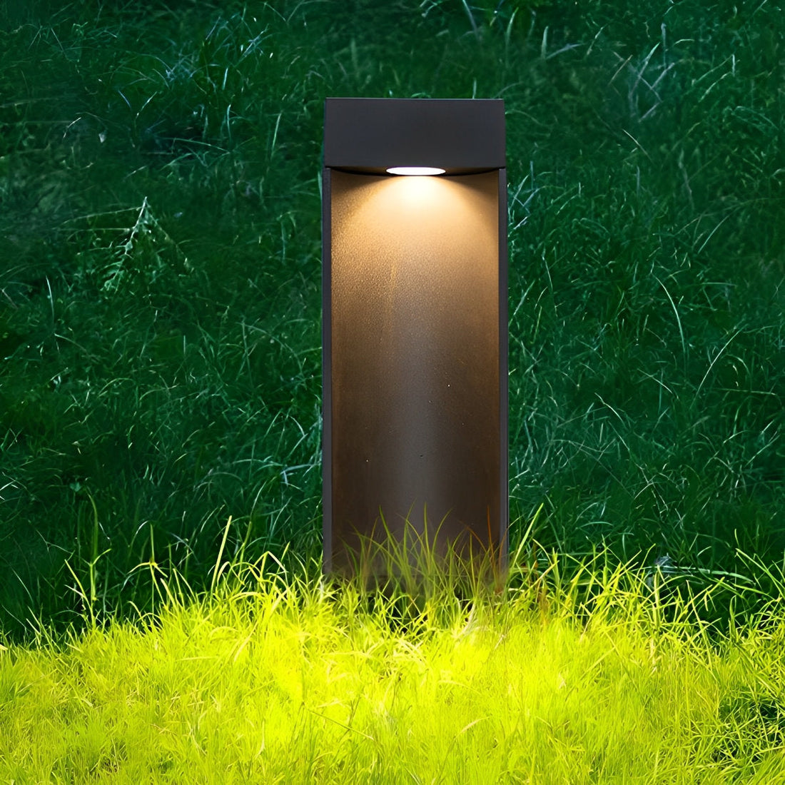 Square LED Waterproof Black Modern Outdoor Lawn Light Path Lights Walkway - Flyachilles