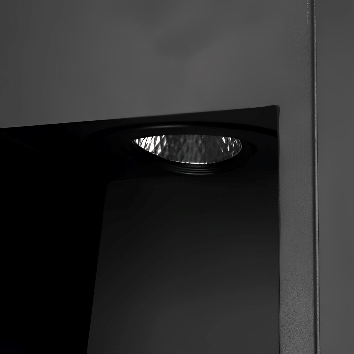 Square LED Waterproof Black Modern Pathway Walkway Lights Outdoor Lantern Lamp - Flyachilles