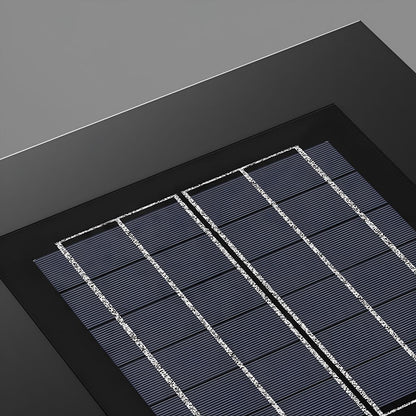 Square Modern Stainless Steel Waterproof Solar LED Outdoor Post Lights - Flyachilles