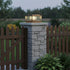 Square Waterproof Intelligent Timing Modern Fence Post Lights Pillar Lamp - Flyachilles