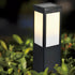 Square Waterproof LED Modern Solar Outdoor Path Lights Post Lights Walkway Lamps - Flyachilles