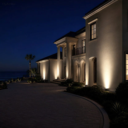 Square Waterproof Outdoor LED Spot Lights Building Exterior Light - Flyachilles