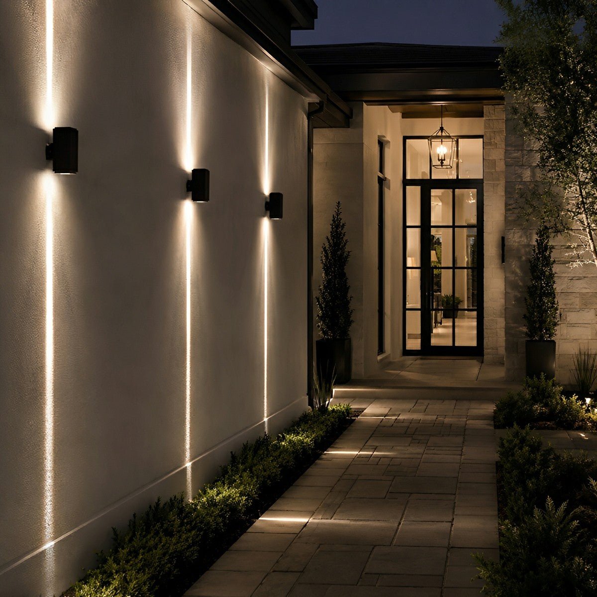 Square Waterproof Outdoor Up and Down LED Spot Lights Exterior Wall Washer Light - Flyachilles