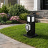 Steel Outdoor Waterproof Pathway Lights with GFCI-Protected Outlet - Flyachilles