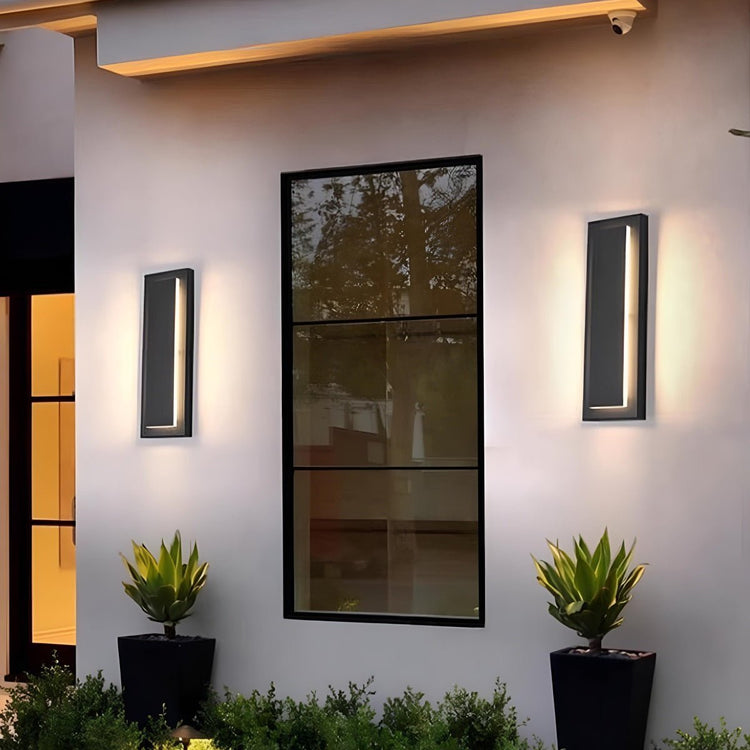 Thick Waterproof Modern LED Long Strip Outdoor Wall Porch Lights - Flyachilles
