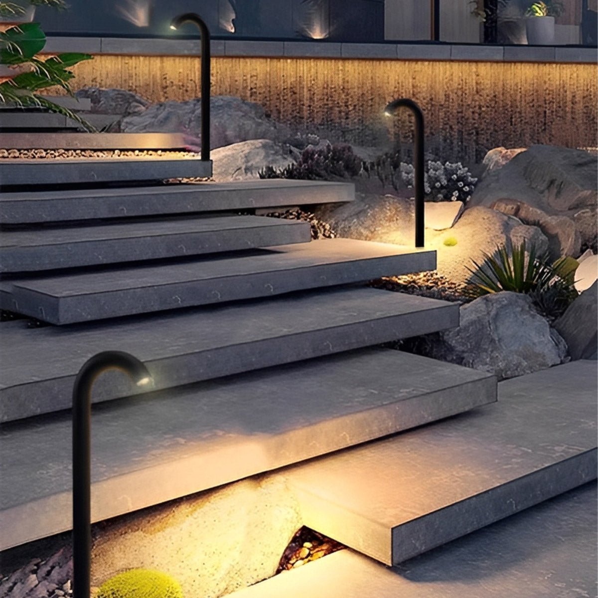 Umbrella Handle Modern Light Water Pipe Waterproof Lawn Landscape Lighting - Flyachilles