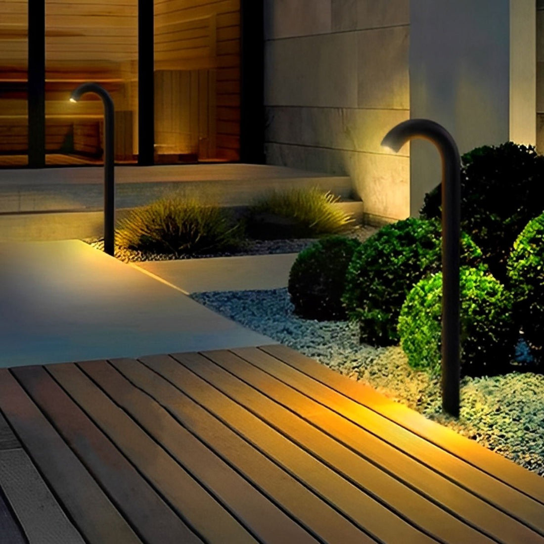 Umbrella Handle Modern Light Water Pipe Waterproof Lawn Landscape Lighting - Flyachilles