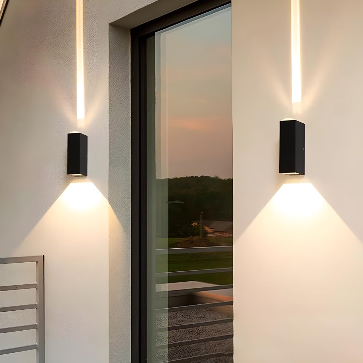 Up and Down LED Wall Light Outdoor Waterproof IP65 Interior Aluminum Corridor Stairs Lighting - Flyachilles