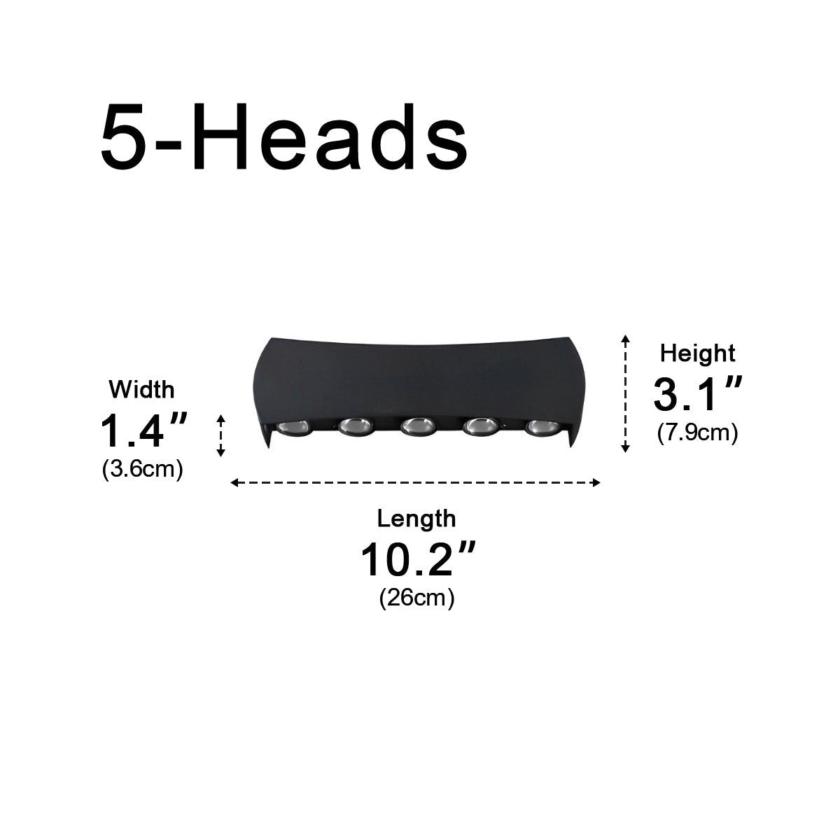 Up and Down Light LED Waterproof Creative Modern Wall Washer Lights - Flyachilles