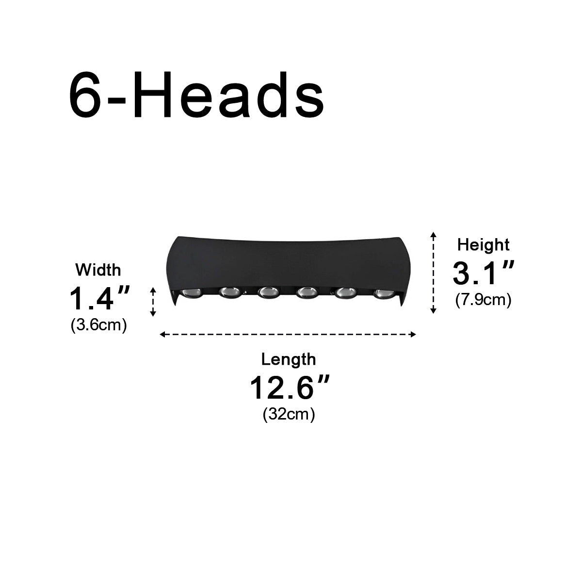Up and Down Light LED Waterproof Creative Modern Wall Washer Lights - Flyachilles