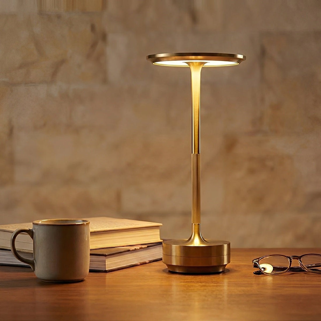 USB Dimmable Dish LED Table Lamp - Flyachilles