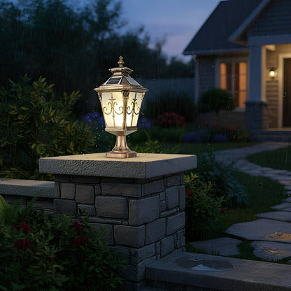 Victorian Style Fence Post Lights LED Garden Lamp Column Light Pillar Lam - Flyachilles