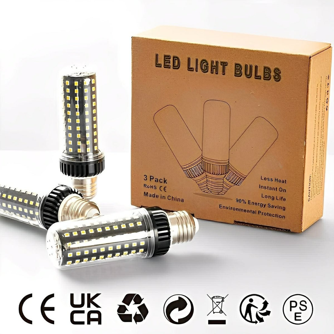 Vintage 30W Aluminum Cylinder Full Spectrum LED Light Bulb Energy Efficient - Flyachilles