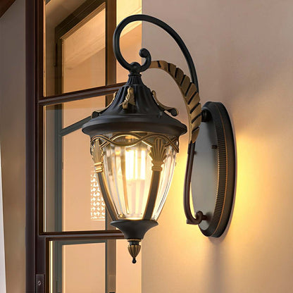 Vintage Antique Waterproof Outdoor LED Porch Light Exterior Wall Lights - Flyachilles