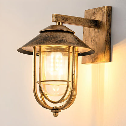 Vintage Classic Waterproof Birdcage Outdoor LED Porch Wall Lights - Flyachilles