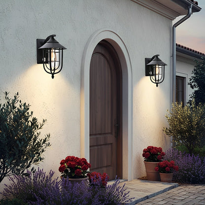 Vintage Classic Waterproof Birdcage Outdoor LED Porch Wall Lights - Flyachilles