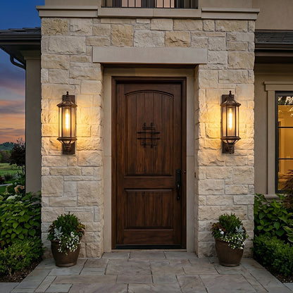 Vintage Cylinder Waterproof Porch Outdoor Wall Light - Flyachilles