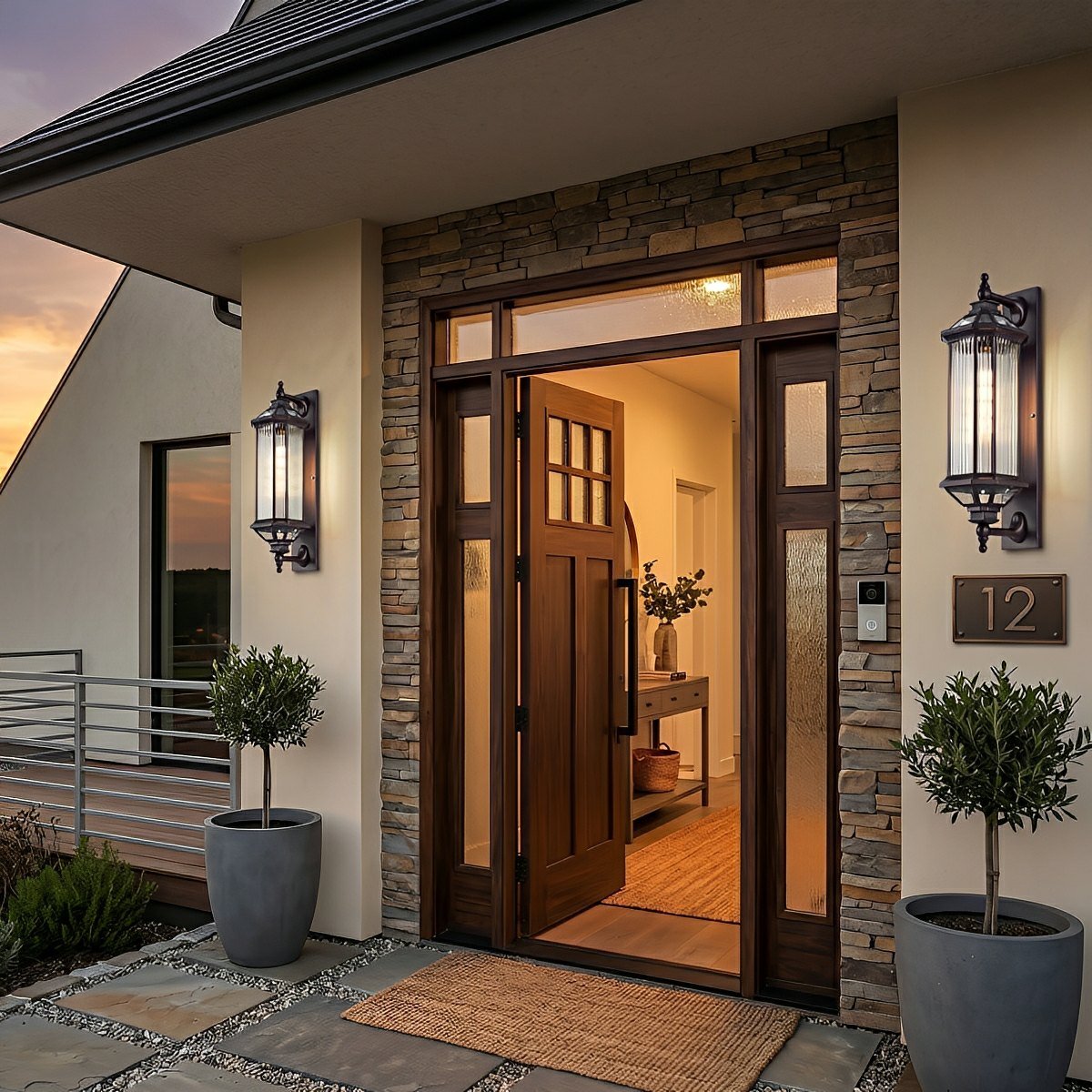 Vintage Cylinder Waterproof Porch Outdoor Wall Light - Flyachilles