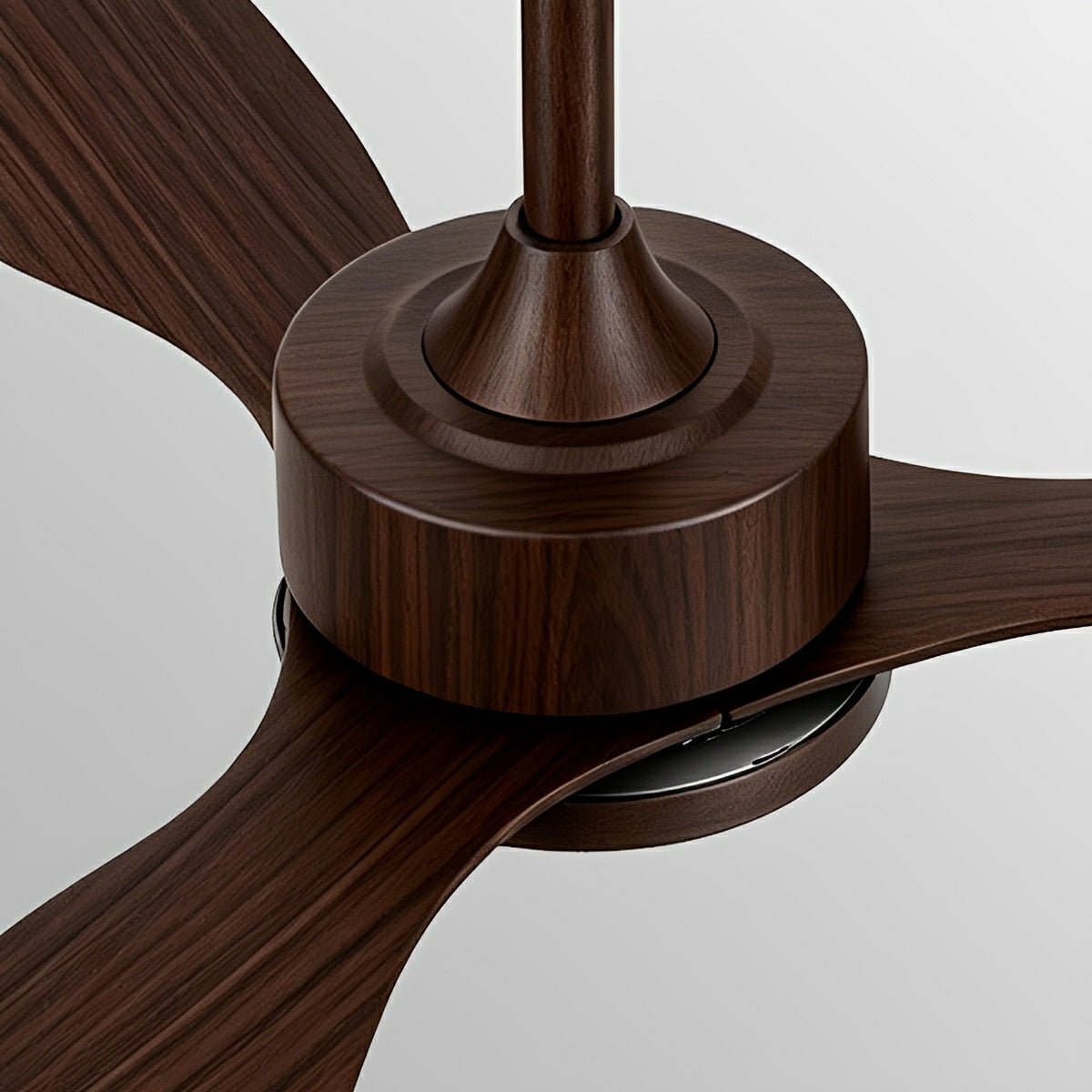 Vintage DC Motor Ceiling Fan with Light Full-Spectrum LED - Flyachilles