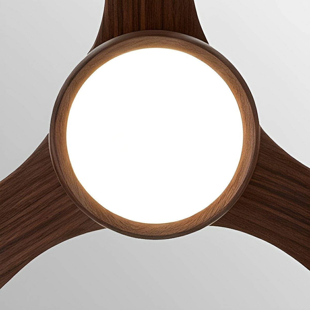 Vintage DC Motor Ceiling Fan with Light Full-Spectrum LED - Flyachilles