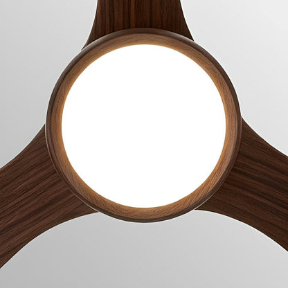 Vintage DC Motor Ceiling Fan with Light Full-Spectrum LED - Flyachilles