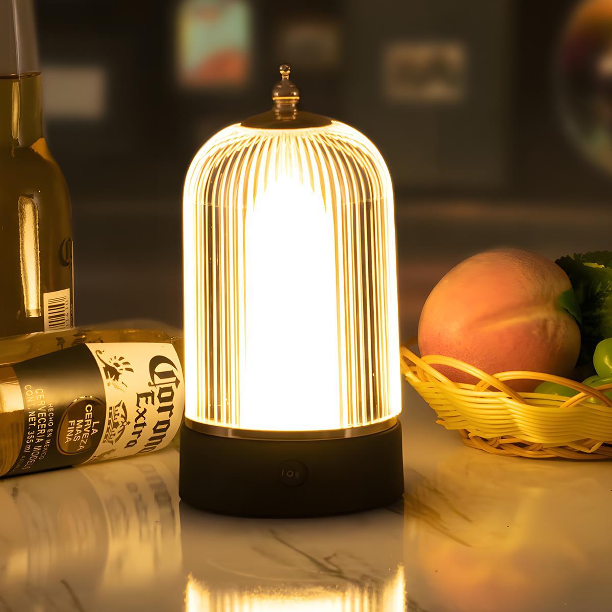 Vintage Dimmable Atmosphere Table Lamp Rechargeable - Flyachilles