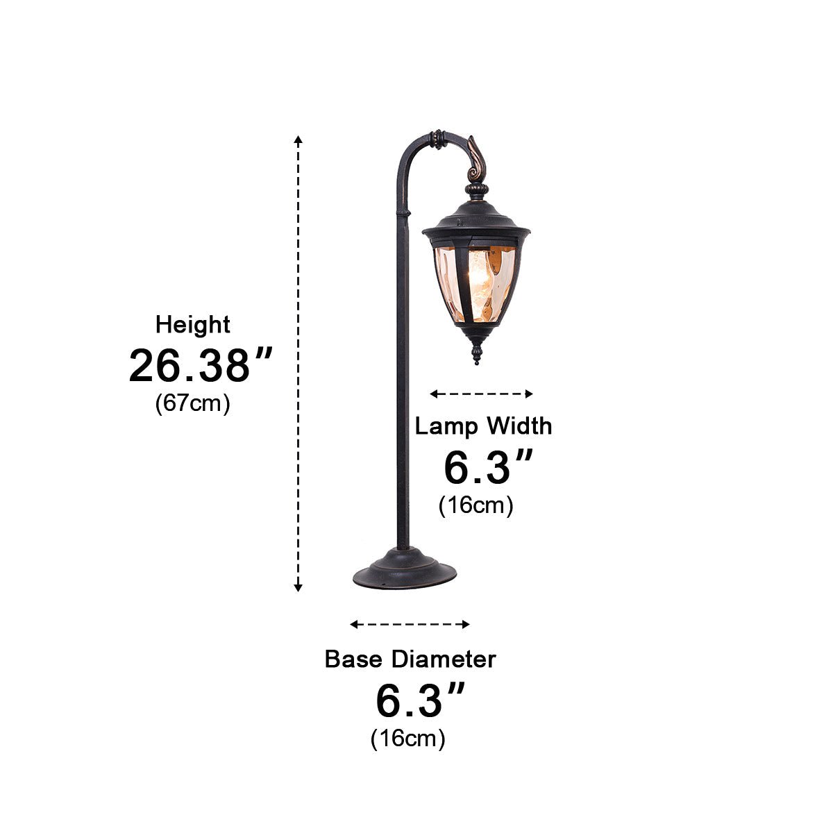 Vintage European Outdoor Path Light LED Lantern - Flyachilles