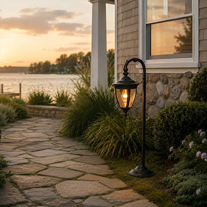 Vintage European Outdoor Path Light LED Lantern - Flyachilles
