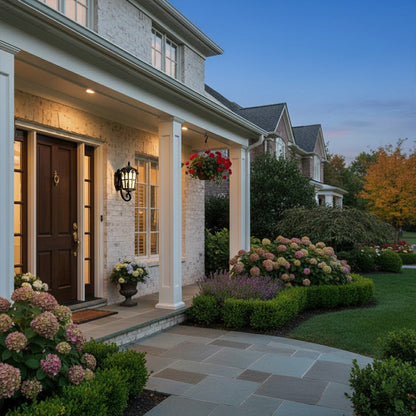 Vintage Glass Waterproof Black Outdoor Wall Sconce Lantern - Flyachilles