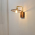 Vintage Golden Walnut Wood Indoor Wall Sconces - Flyachilles