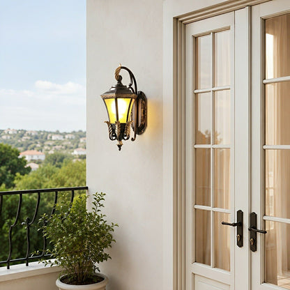Vintage Hexagon Casa Marseille Waterproof Outdoor LED Porch Wall Lights - Flyachilles