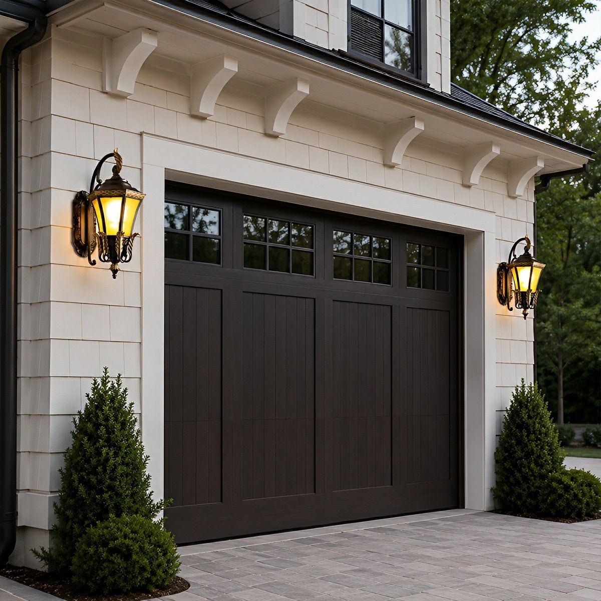 Vintage Hexagon Casa Marseille Waterproof Outdoor LED Porch Wall Lights - Flyachilles