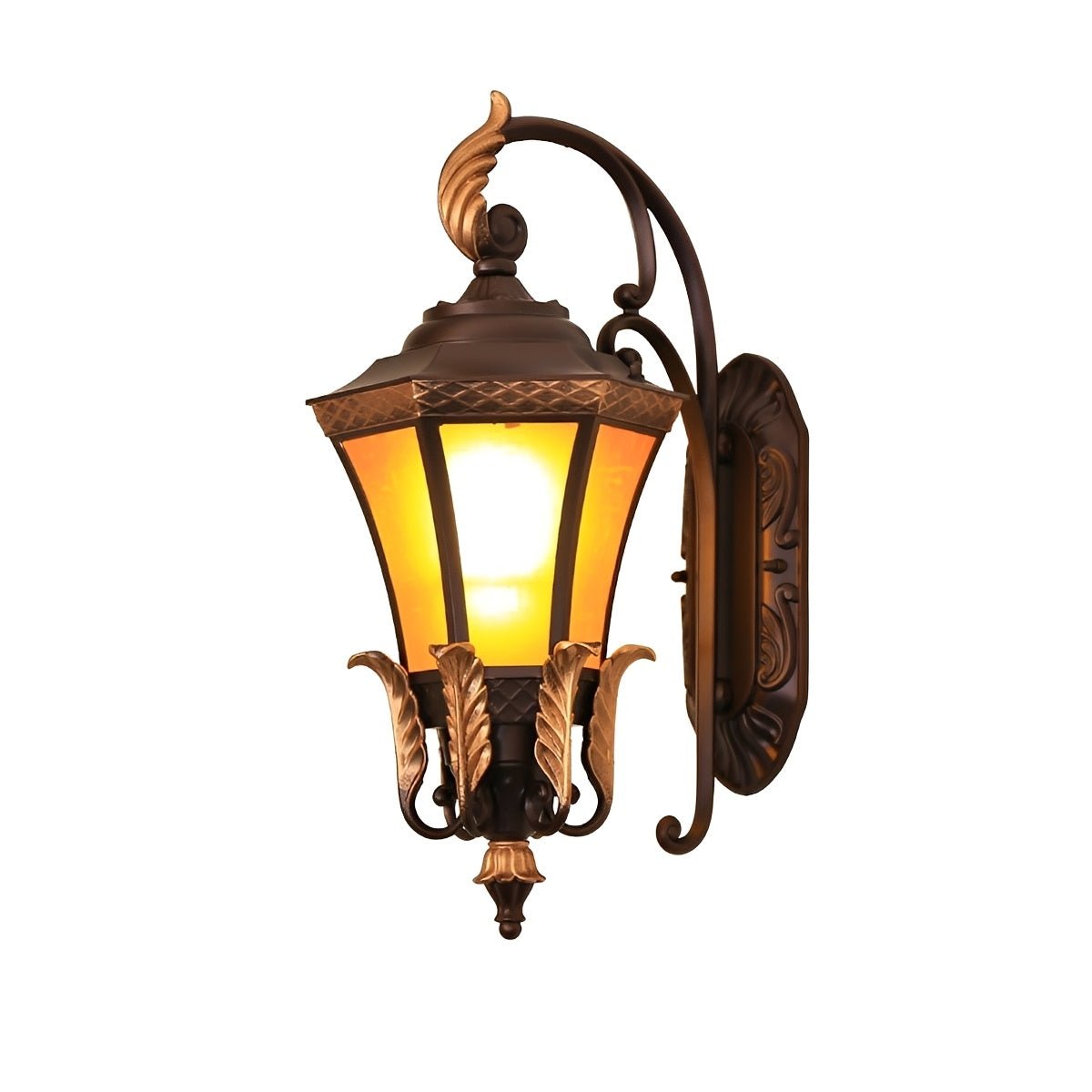 Vintage Hexagon Casa Marseille Waterproof Outdoor LED Porch Wall Lights - Flyachilles