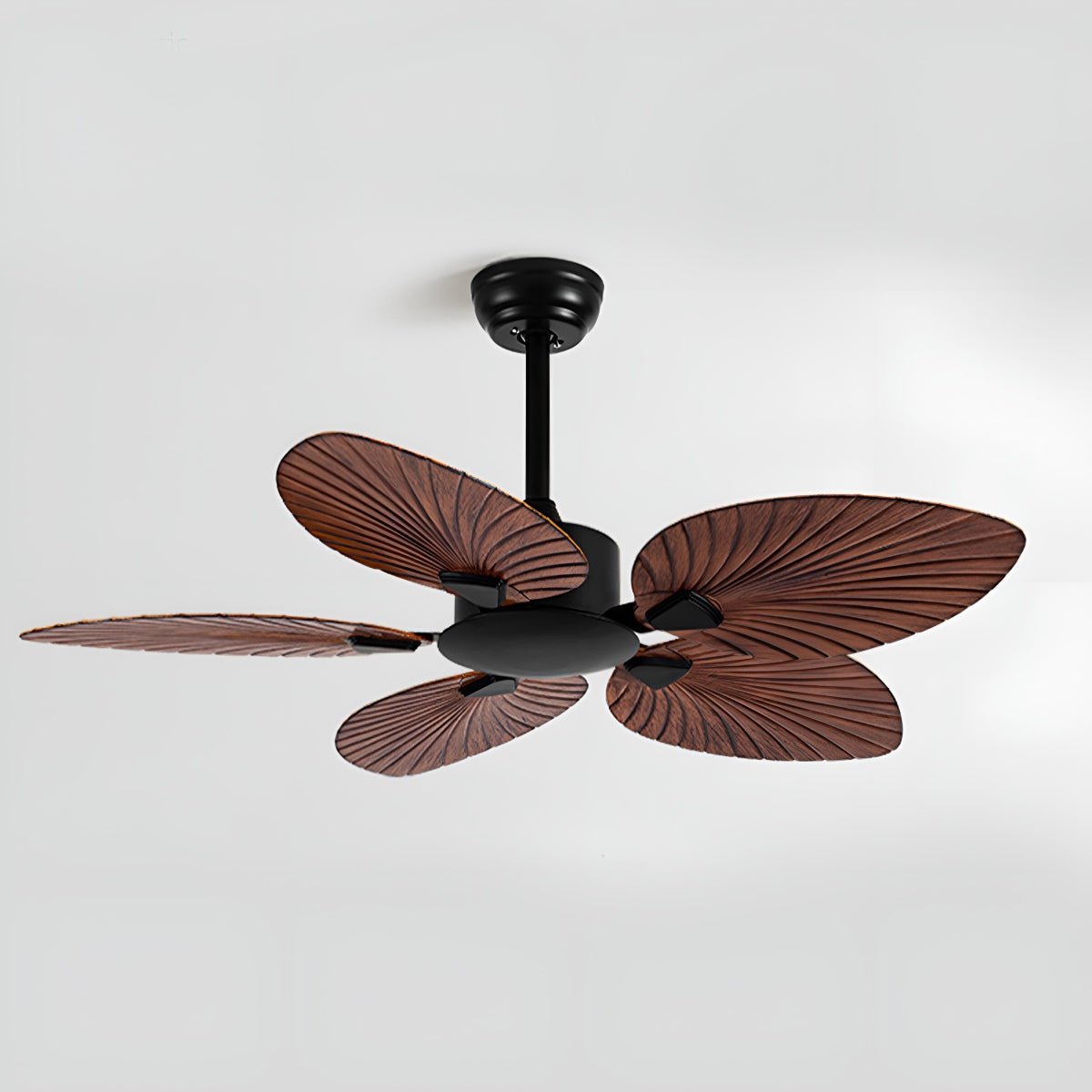 Vintage Palm Leaf Ceiling Fan - 6 Speed DC Motor Lighting