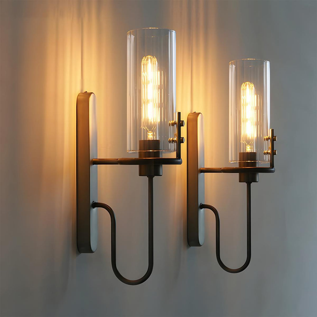 Vintage Luxury Cylinder Crystal LED Indoor Wall Sconces - Flyachilles