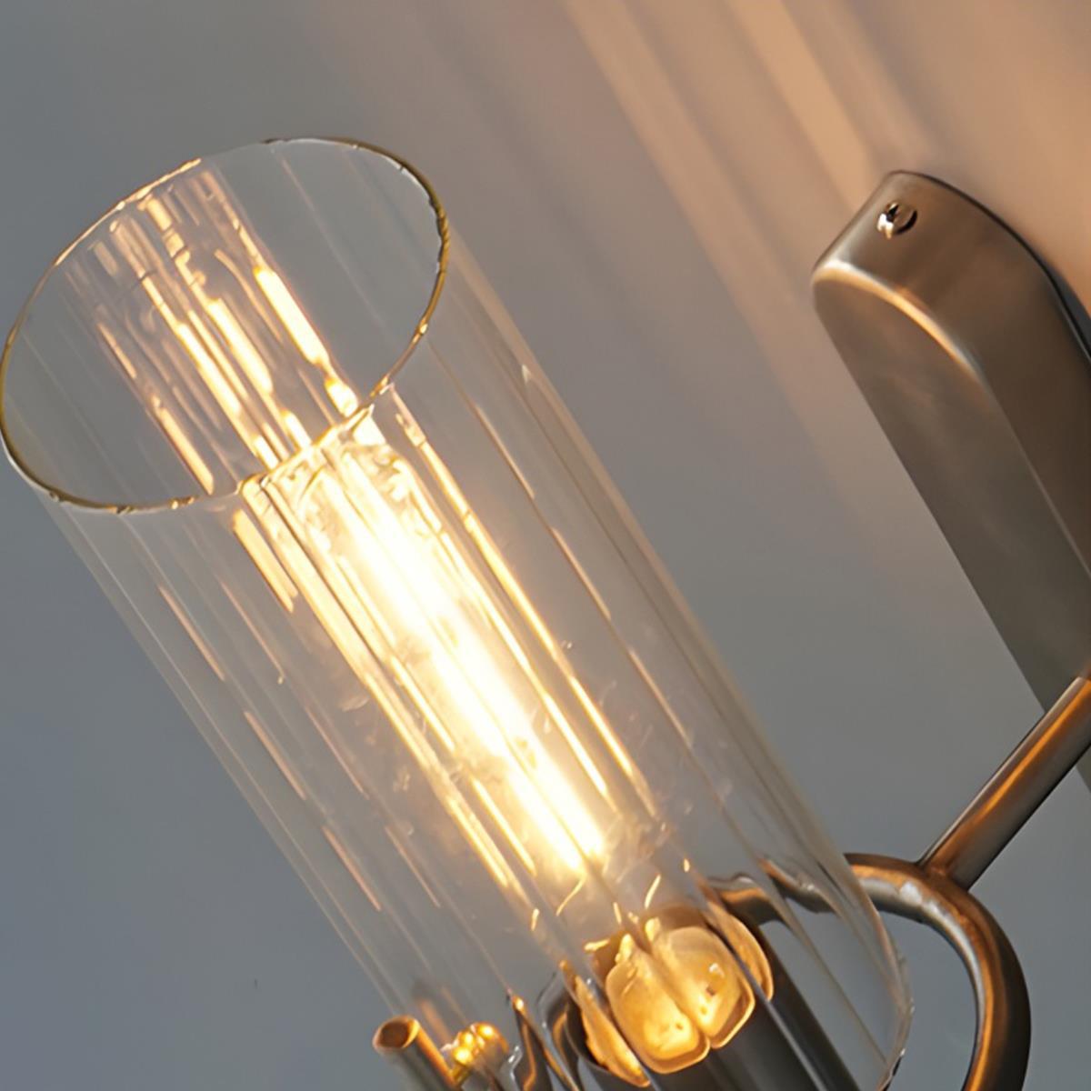 Vintage Luxury Cylinder Crystal LED Indoor Wall Sconces - Flyachilles