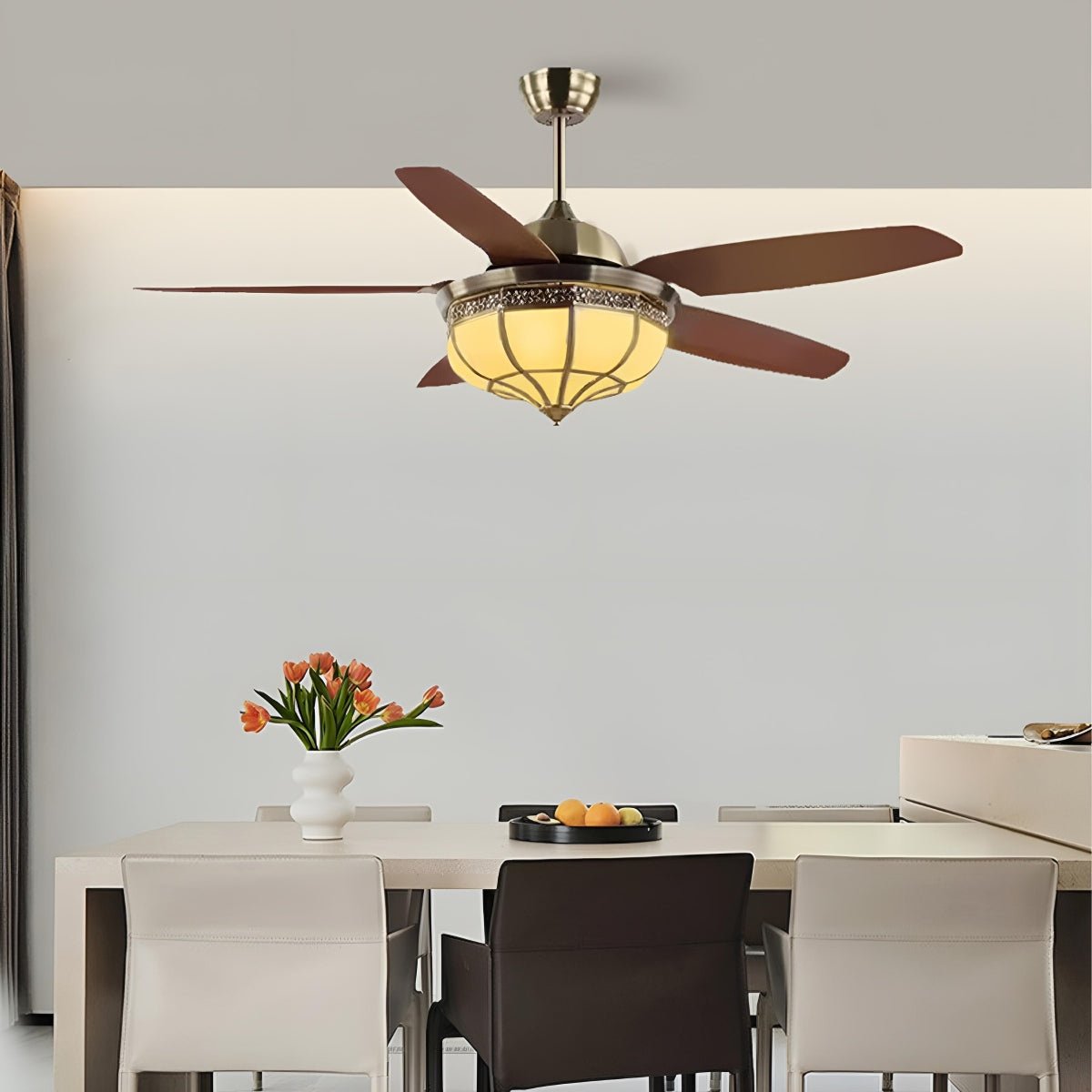 Vintage Reverse Variable Frequency Ceiling Fan Light - Flyachilles