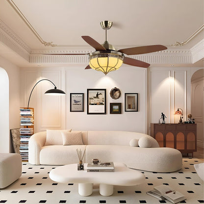 Vintage Reverse Variable Frequency Ceiling Fan Light - Flyachilles