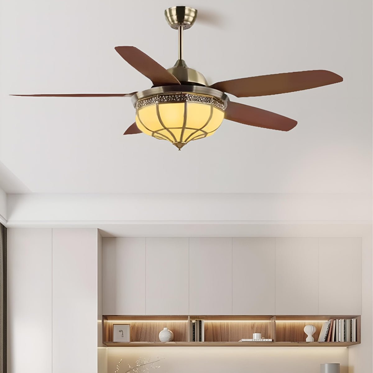 Vintage Reverse Variable Frequency Ceiling Fan Light - Flyachilles