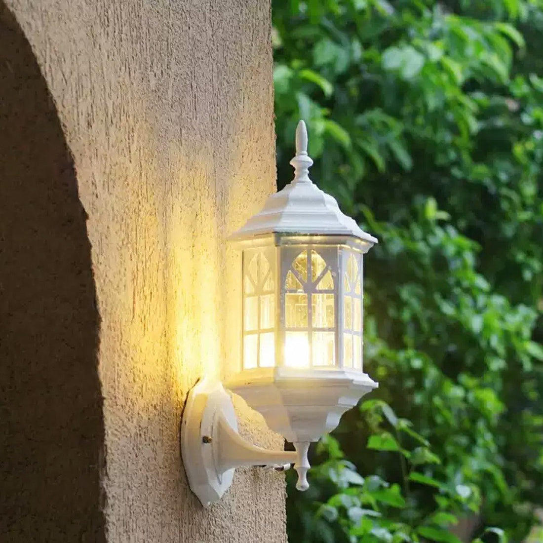 Vintage Rustic Castle Waterproof Outdoor LED Porch Light Wall Lights - Flyachilles