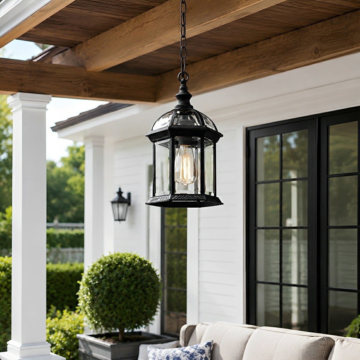 オランダ　ヴィンテージ ライト Vintage Rustic Gazebo Waterproof Outdoor LED Lantern Pendant