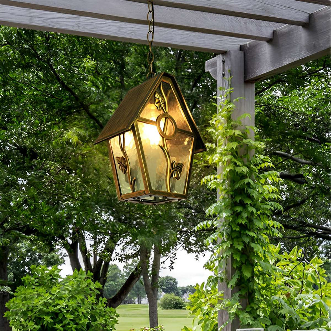 Vintage Rustic House Waterproof Outdoor LED Pendant Lights - Flyachilles