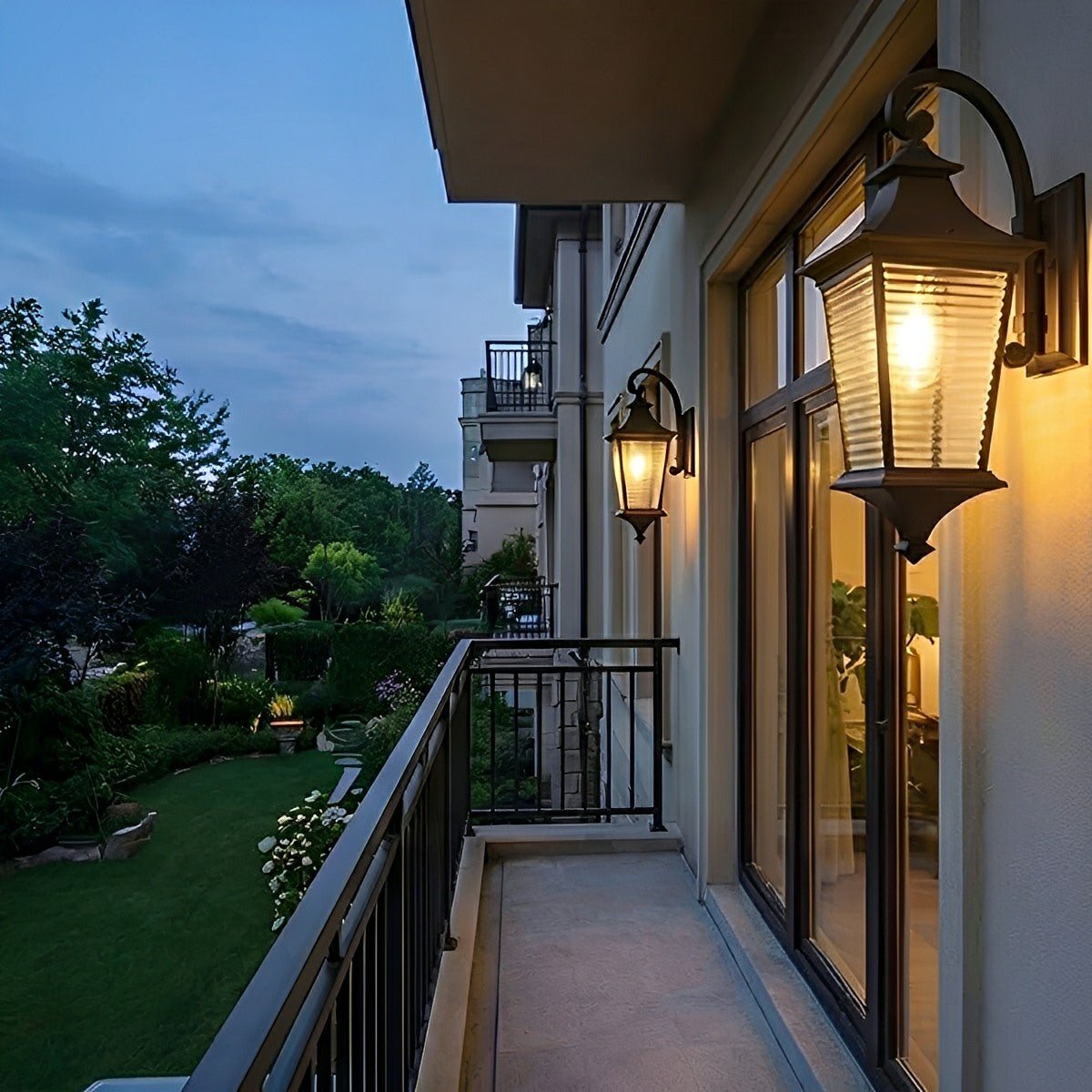 Vintage Rustic Minimalist Waterproof Outdoor LED Porch Light Exterior Wall Lights - Flyachilles