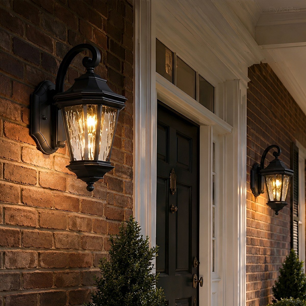 Vintage Rustic Waterproof Outdoor LED Porch Wall Lights - Flyachilles
