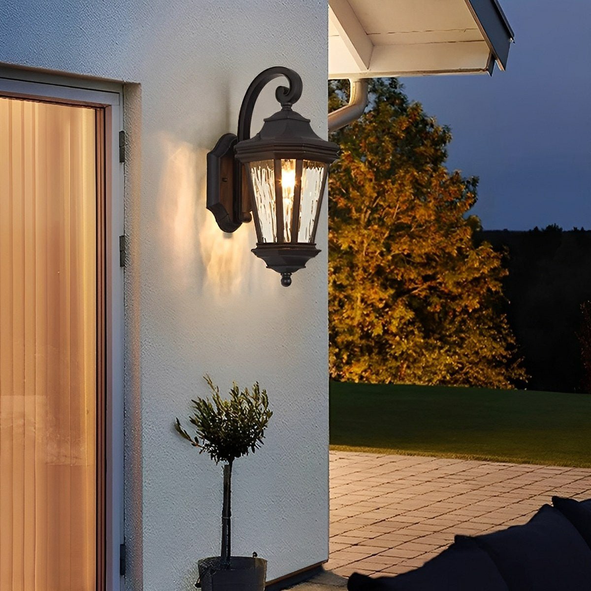 Vintage Rustic Waterproof Outdoor LED Porch Wall Lights - Flyachilles