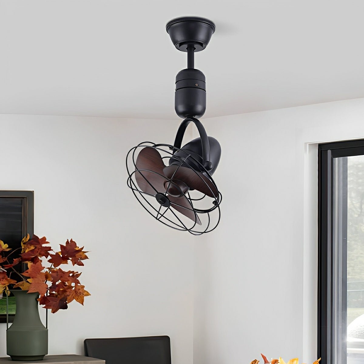 Vintage Swing Rotation 6 - Speed DC Motor Ceiling Fan Wall fan - Flyachilles