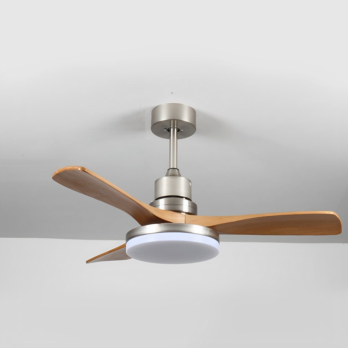 Vintage Variable Frequency Solid Wood Ceiling Fan Light - Flyachilles