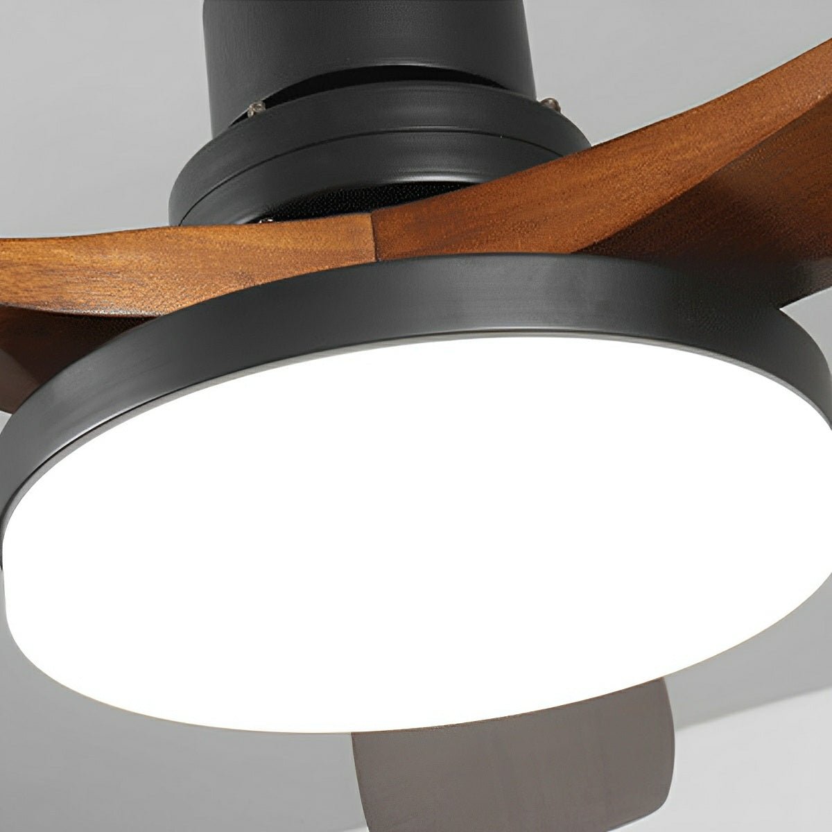 Vintage Variable Frequency Solid Wood Ceiling Fan Light - Flyachilles
