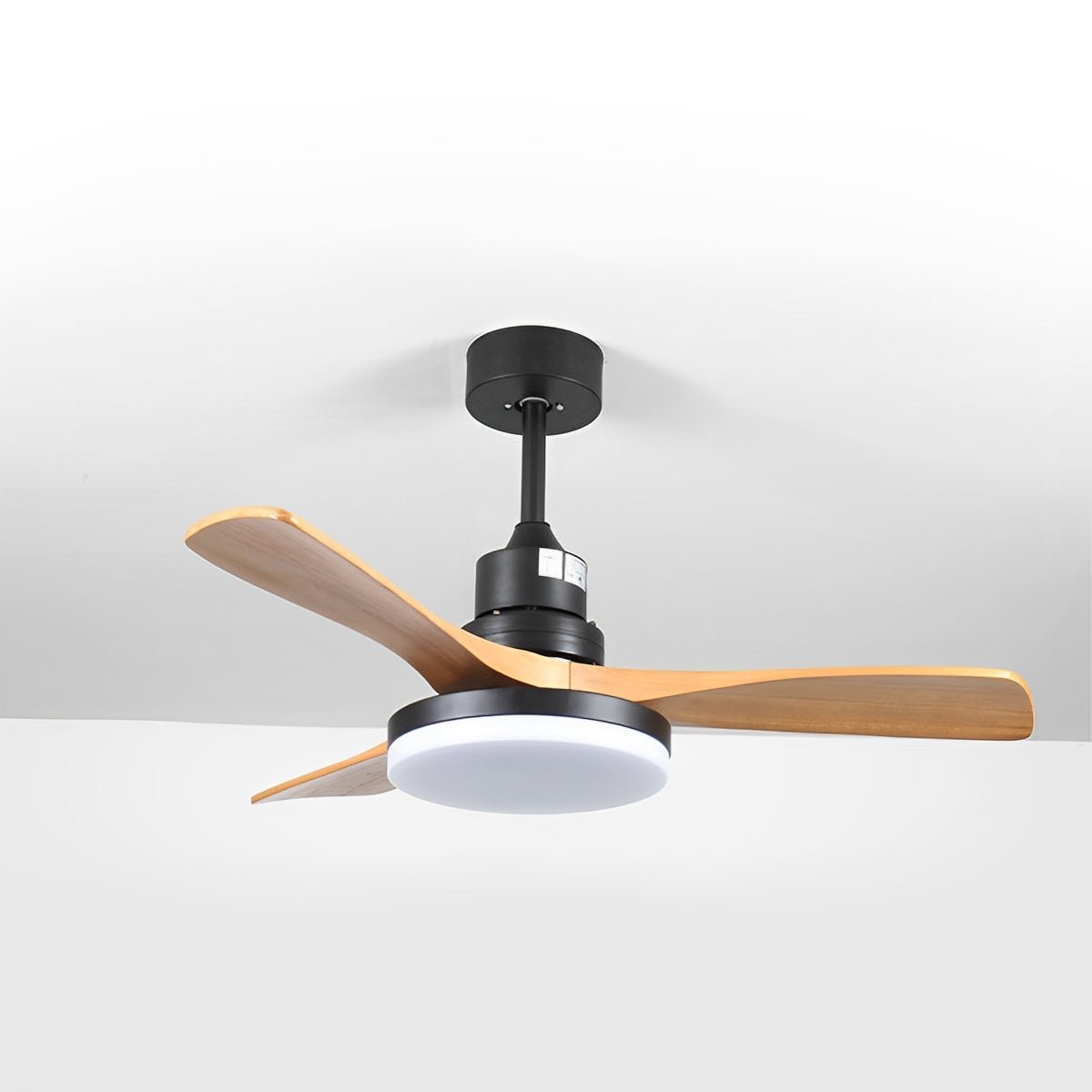Vintage Variable Frequency Solid Wood Ceiling Fan Light - Flyachilles